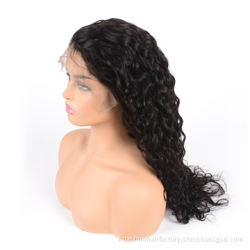 Wholesale Price Water Wave 13*4 13X6 Lace Front Wig Curly Virgin Chinese Human Hair Wigs